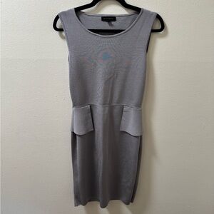 Banana Republic Light Gray Mini Dress Size Small